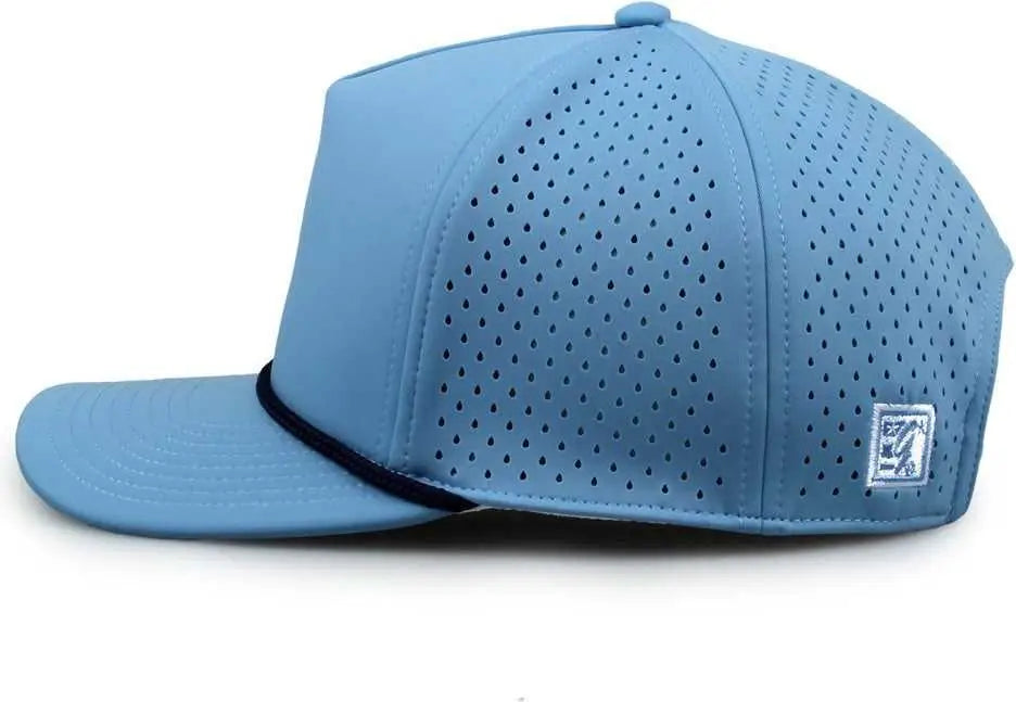 The Game GB505R NeoCool 5 Panel Snapback with Rope Cap - Columbia Blue Navy - Columbia Blue Navy / OSFM