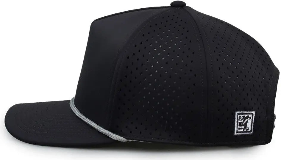 The Game GB505R NeoCool 5 Panel Snapback with Rope Cap - Graphite Light Gray - Gray Light Gray / OSFM