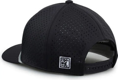 The Game GB505R NeoCool 5 Panel Snapback with Rope Cap Graphite Light Gray Gray Light Gray / OSFM