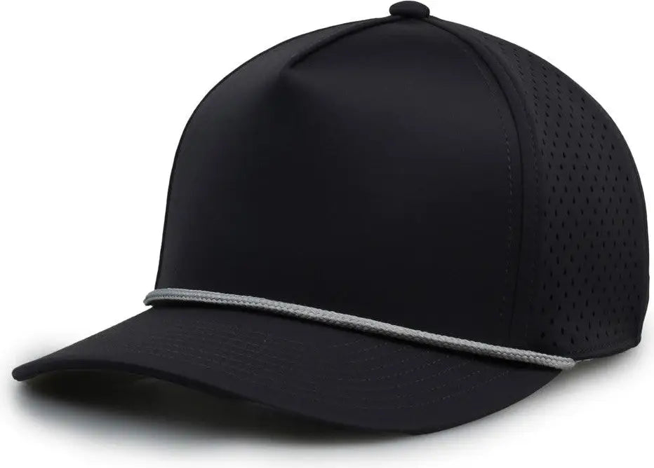 The Game GB505R NeoCool 5 Panel Snapback with Rope Cap Graphite Light Gray Gray Light Gray / OSFM