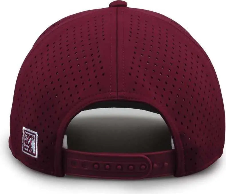 The Game GB505R NeoCool 5 Panel Snapback with Rope Cap - Maroon - Maroon / OSFM