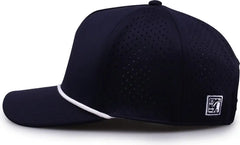 The Game GB505R NeoCool 5 Panel Snapback with Rope Cap Navy White Navy White / OSFM