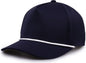 The Game GB505R NeoCool 5 Panel Snapback with Rope Cap Navy White Navy White / OSFM