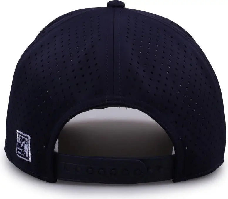 The Game GB505R NeoCool 5 Panel Snapback with Rope Cap - Navy White - Navy White / OSFM