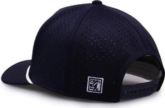 The Game GB505R NeoCool 5 Panel Snapback with Rope Cap Navy White Navy White / OSFM