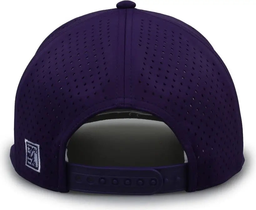 The Game GB505R NeoCool 5 Panel Snapback with Rope Cap - Purple White - Purple White / OSFM
