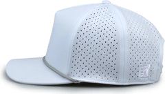 The Game GB505R NeoCool 5 Panel Snapback with Rope Cap White Gray White Gray / OSFM