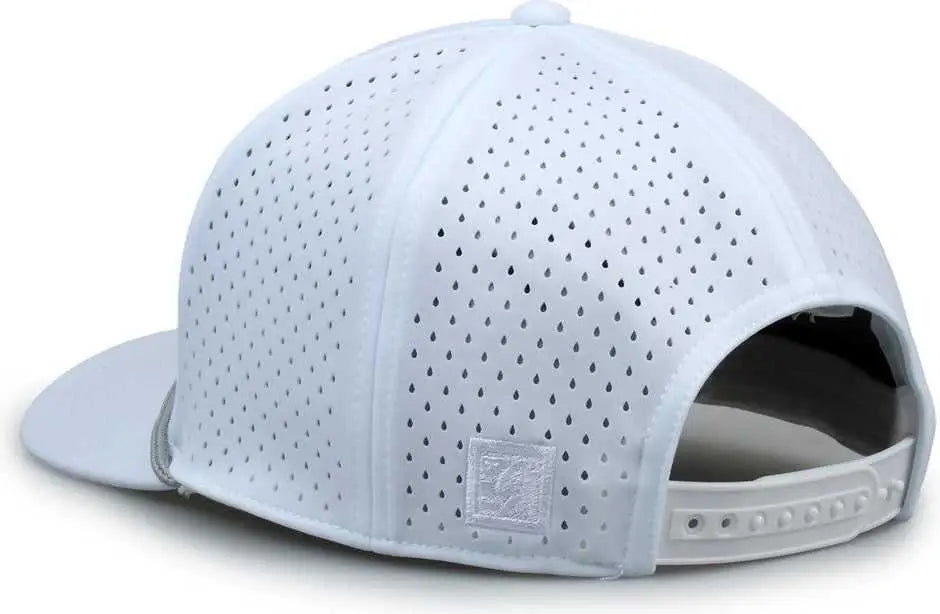 The Game GB505R NeoCool 5 Panel Snapback with Rope Cap - White Gray - White Gray / OSFM