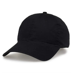 The Game GB510 Ultralight Cotton Twill Cap - Black - Black / 6 7/8’’ - 7 5/8’’