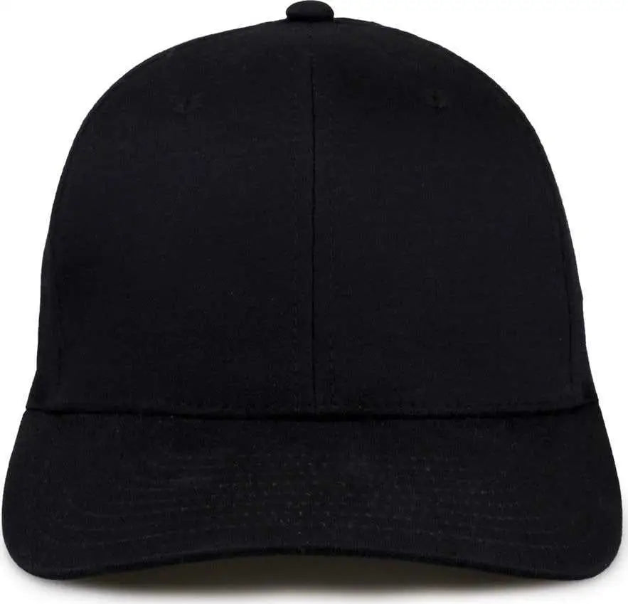 The Game GB514 Tri Blend Stretch Fit Cap - Black