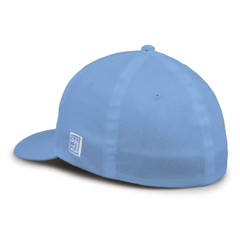 The Game GB514 Tri Blend Stretch Fit Cap - Columbia Blue