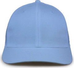 The Game GB514 Tri Blend Stretch Fit Cap Columbia Blue