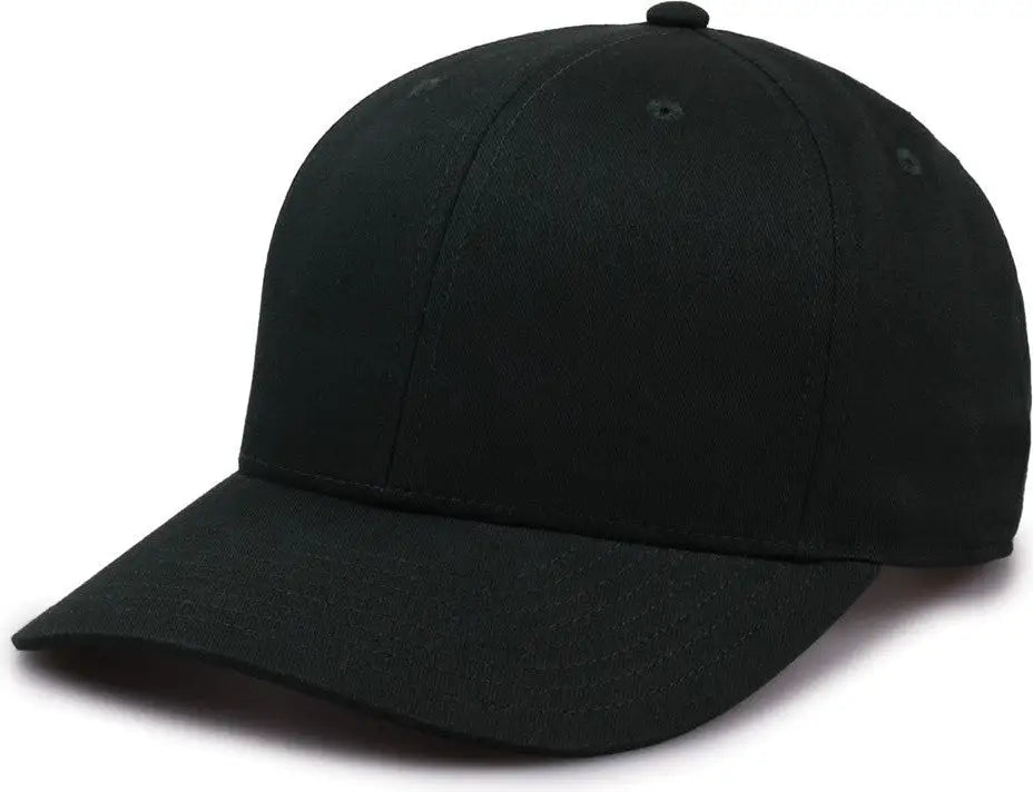 The Game GB515 Twill Snapback Cap - Dark Green - Forest / 6 7/8’’ - 7 5/8’’