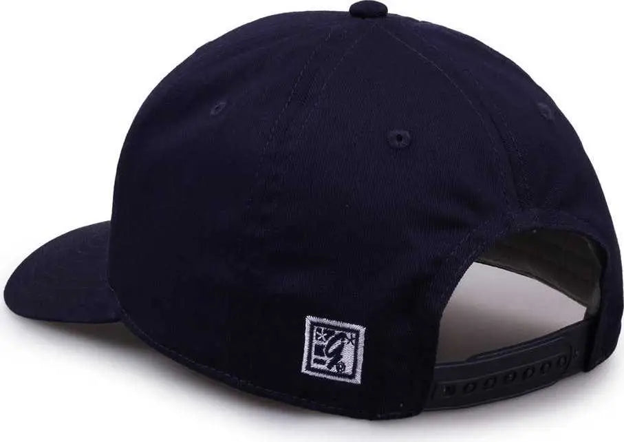 The Game GB515 Twill Snapback Cap - Navy - Navy / 6 7/8’’ - 7 5/8’’