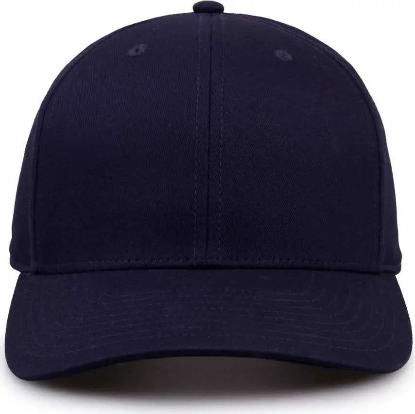 The Game GB515 Twill Snapback Cap - Navy - Navy / 6 7/8’’ - 7 5/8’’