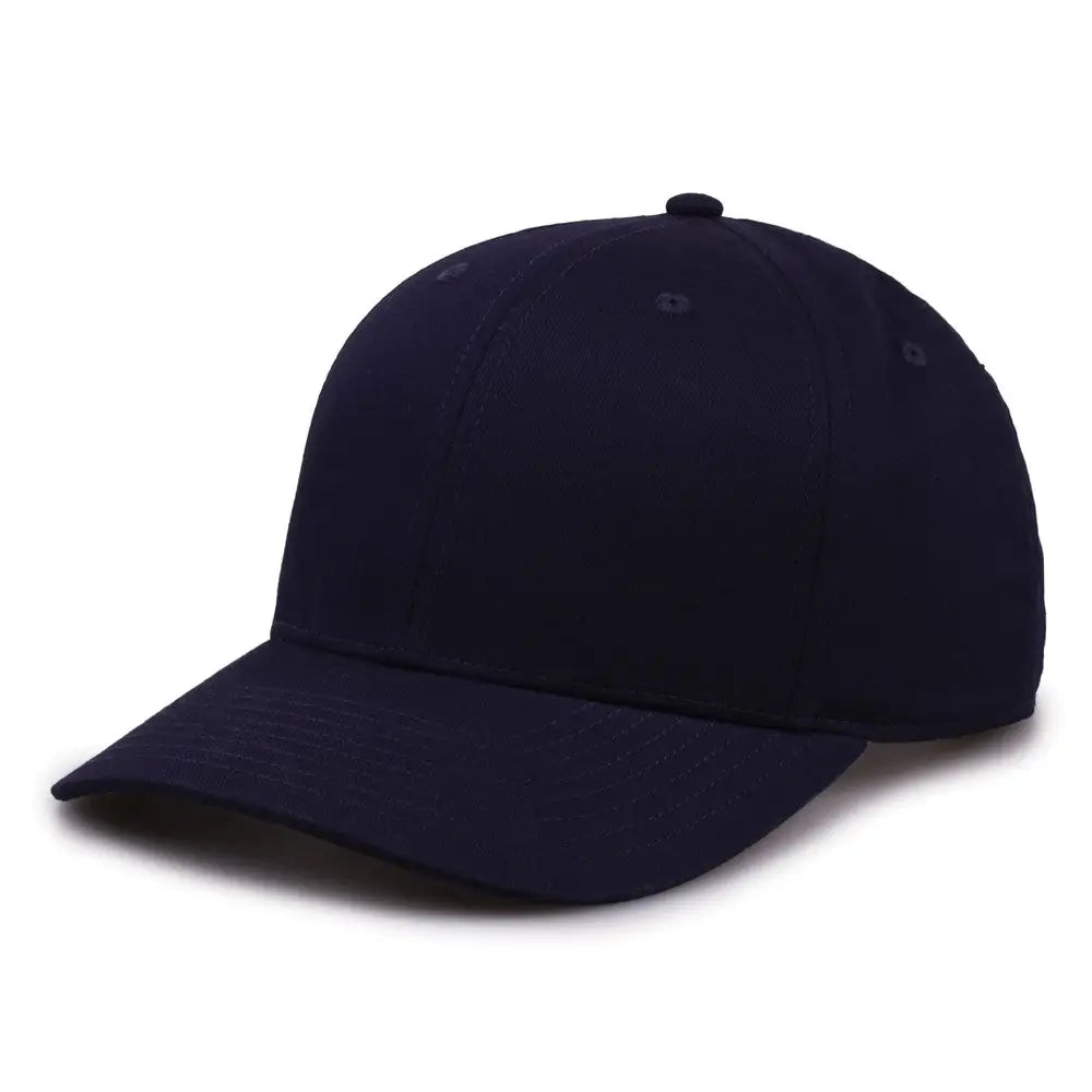 The Game GB515 Twill Snapback Cap - Navy - Navy / 6 7/8’’ - 7 5/8’’