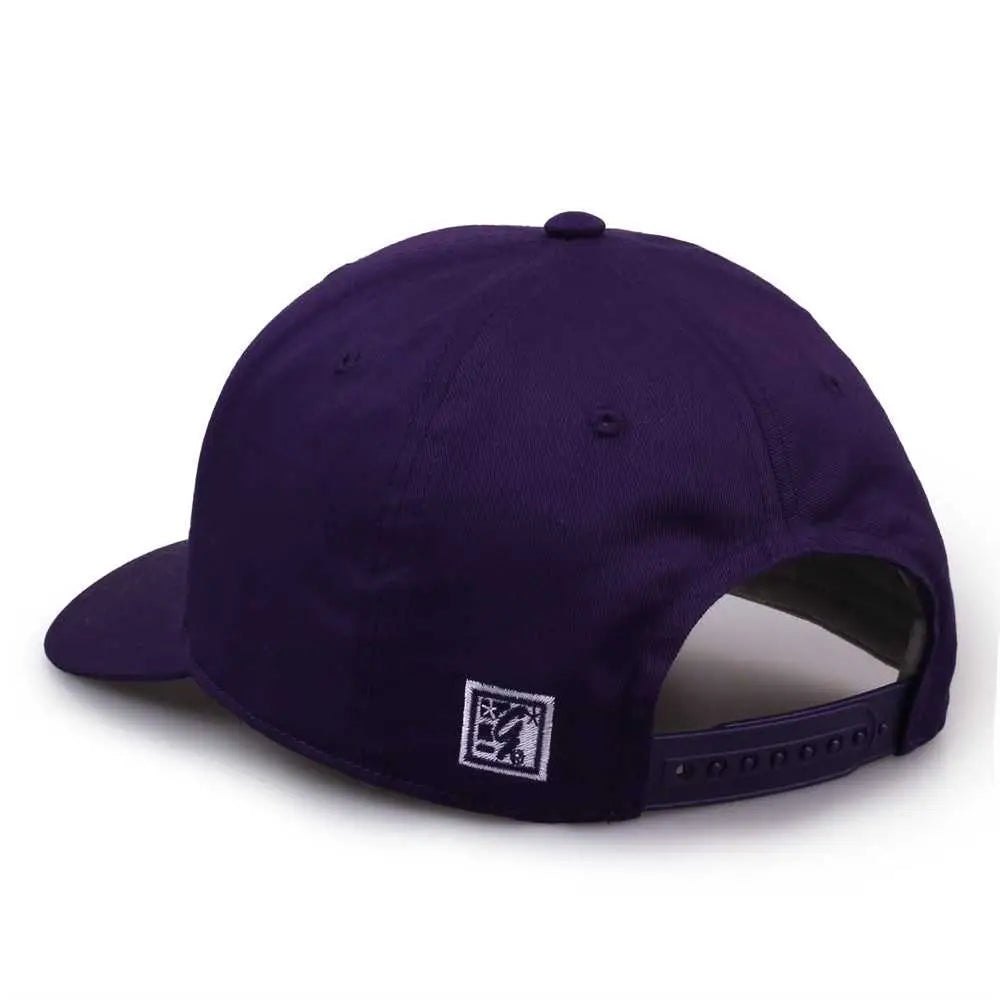 The Game GB515 Twill Snapback Cap - Purple - Purple / 6 7/8’’ - 7 5/8’’