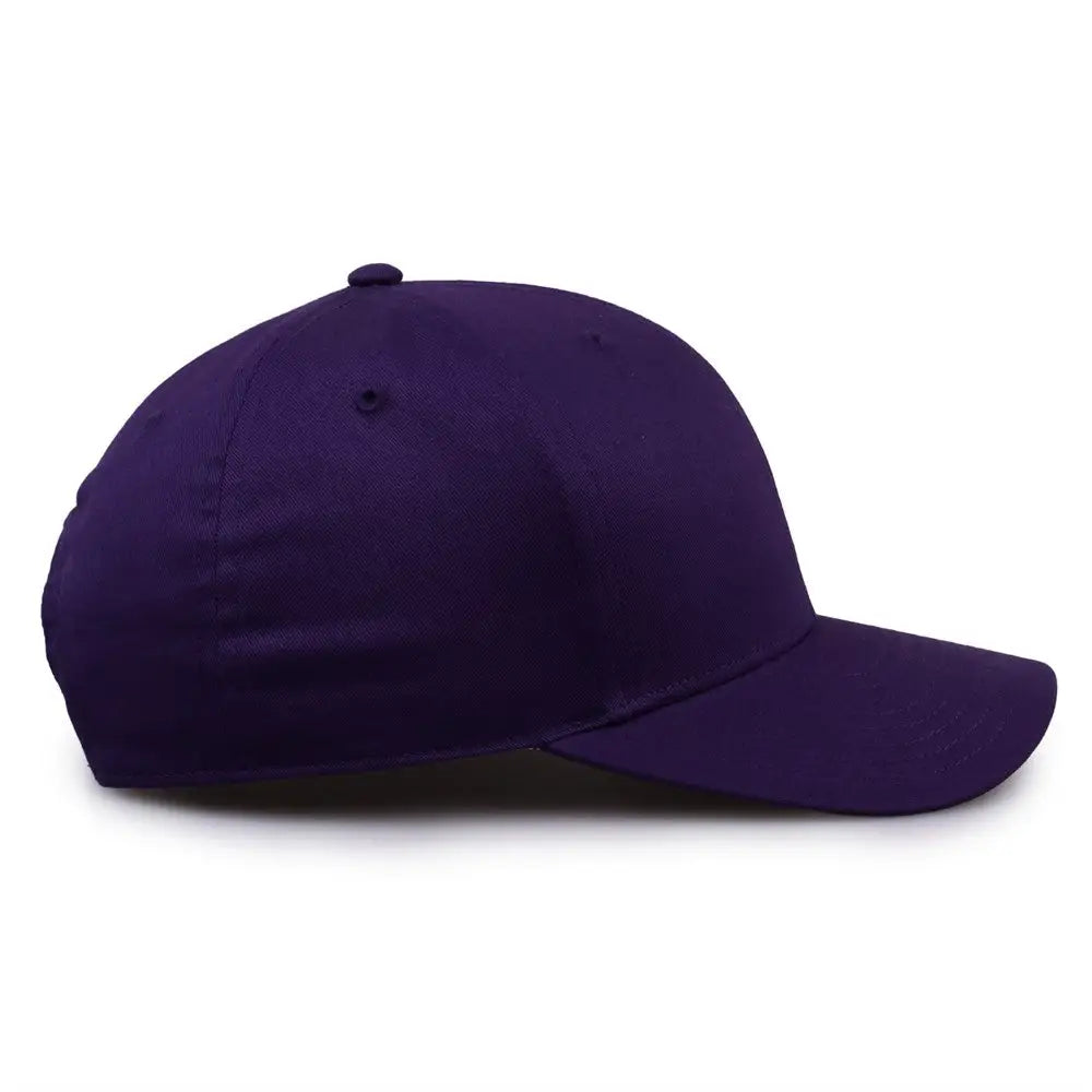 The Game GB515 Twill Snapback Cap - Purple - Purple / 6 7/8’’ - 7 5/8’’