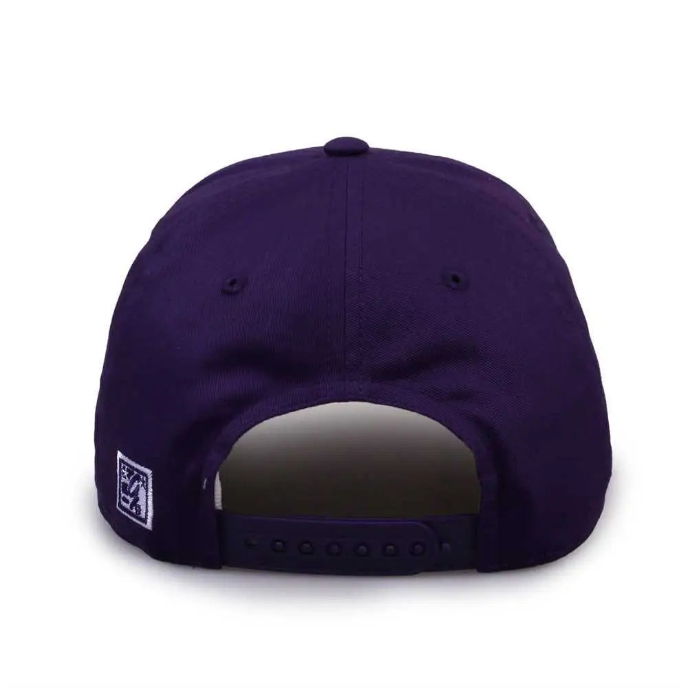 The Game GB515 Twill Snapback Cap - Purple - Purple / 6 7/8’’ - 7 5/8’’