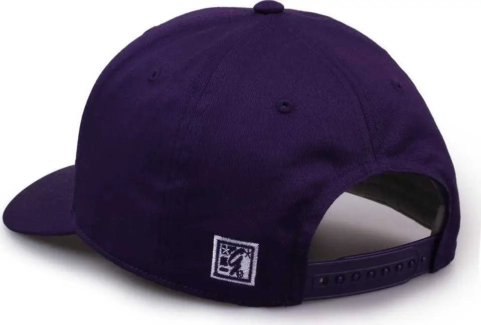 The Game GB515 Twill Snapback Cap - Purple - Purple / 6 7/8’’ - 7 5/8’’