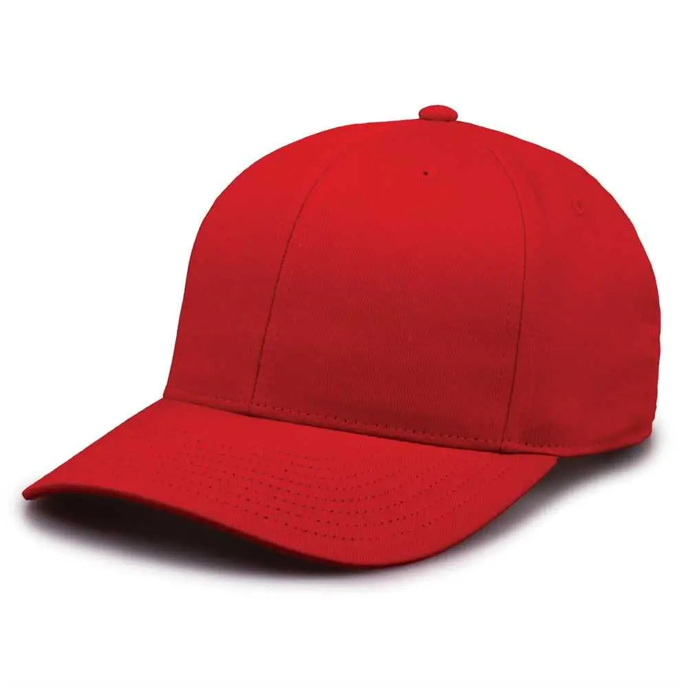 The Game GB515 Twill Snapback Cap - Red - Red / 6 7/8’’ - 7 5/8’’