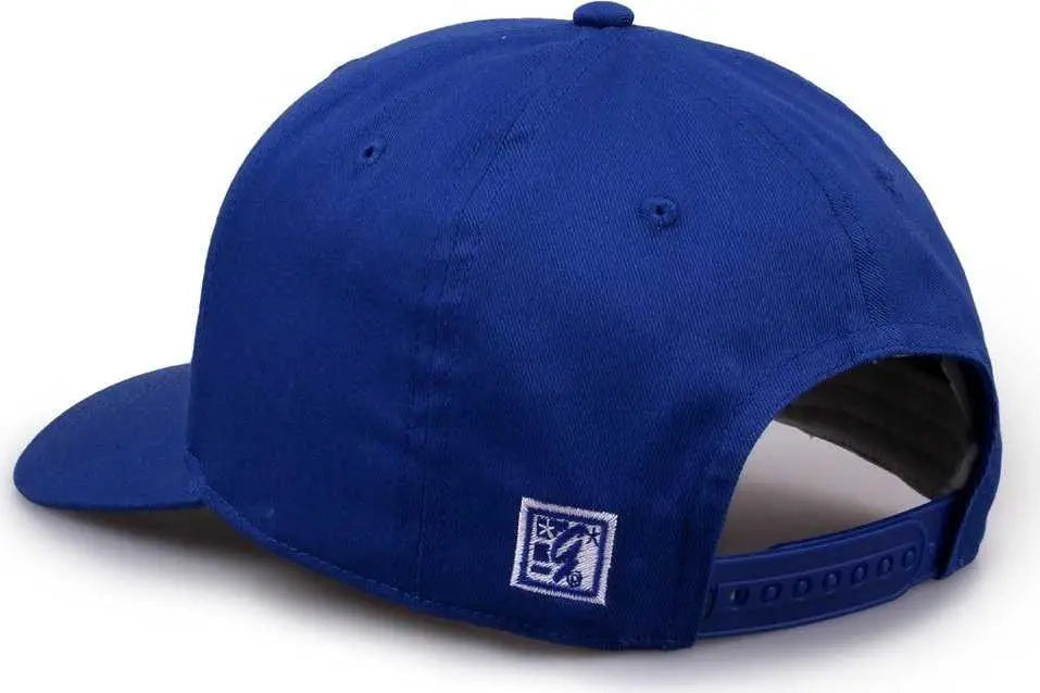 The Game GB515 Twill Snapback Cap - Royal - Royal / 6 7/8’’ - 7 5/8’’