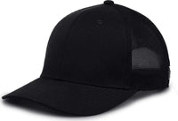 The Game GB518 Everyday Trucker Cap Black Black Black / 6 7/8’’ 7 5/8’’