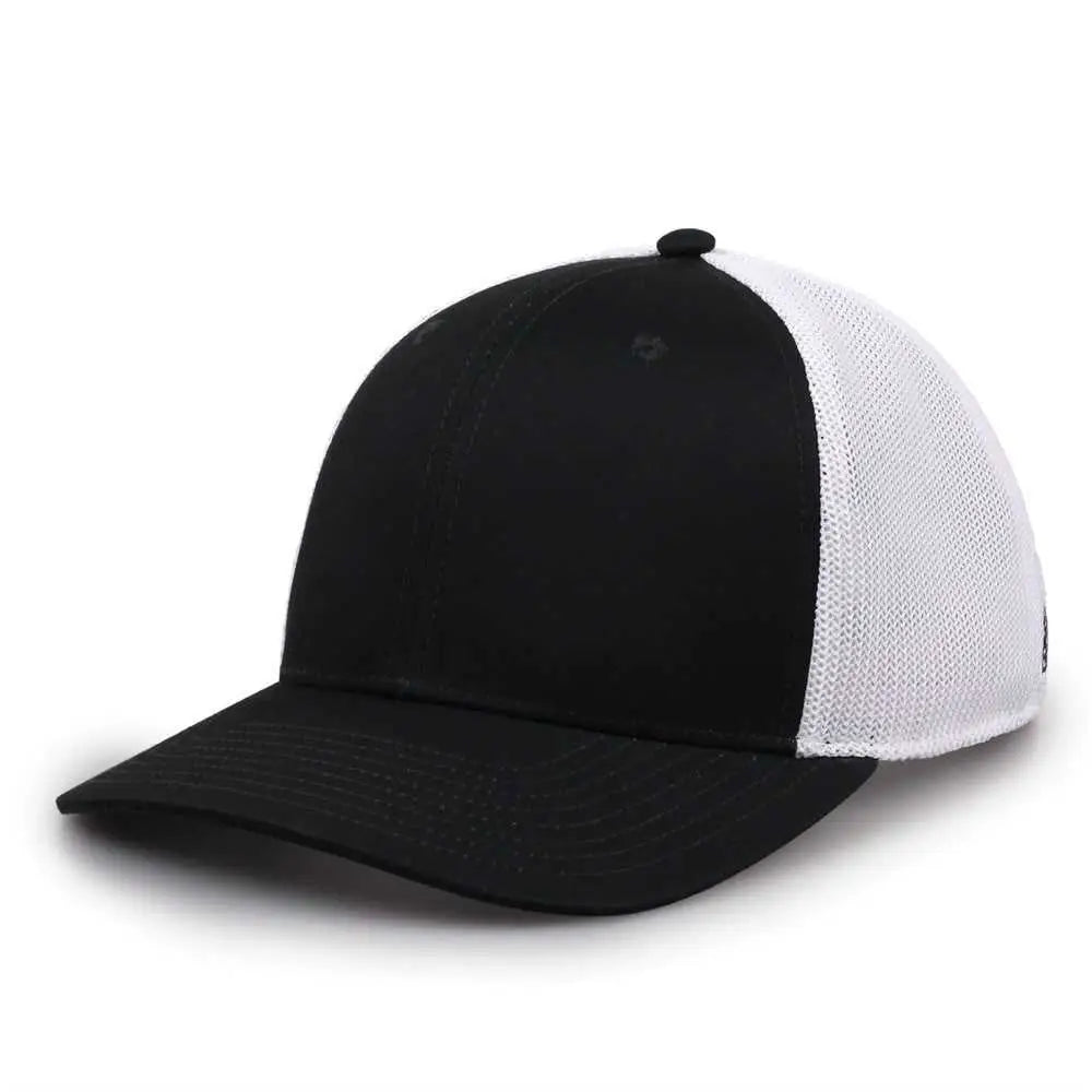 The Game GB518 Everyday Trucker Cap - Dark Green White - Forest White / 6 7/8’’ - 7 5/8’’