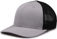 The Game GB518 Everyday Trucker Cap - Gray Black - Gray Black / 6 7/8’’ - 7 5/8’’