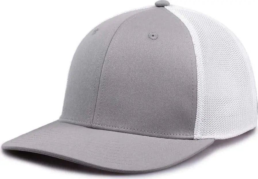 The Game GB518 Everyday Trucker Cap Gray White Gray White / 6 7/8’’ 7 5/8’’
