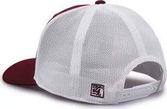 The Game GB518 Everyday Trucker Cap Maroon White Maroon White / 6 7/8’’ 7 5/8’’