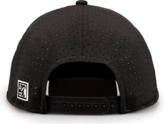The Game GB519 Perforated GameChanger with Rope Cap - Black - Black / OSFM