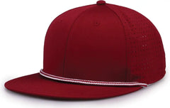 The Game GB519 Perforated GameChanger with Rope Cap Cardinal Cardinal / OSFM