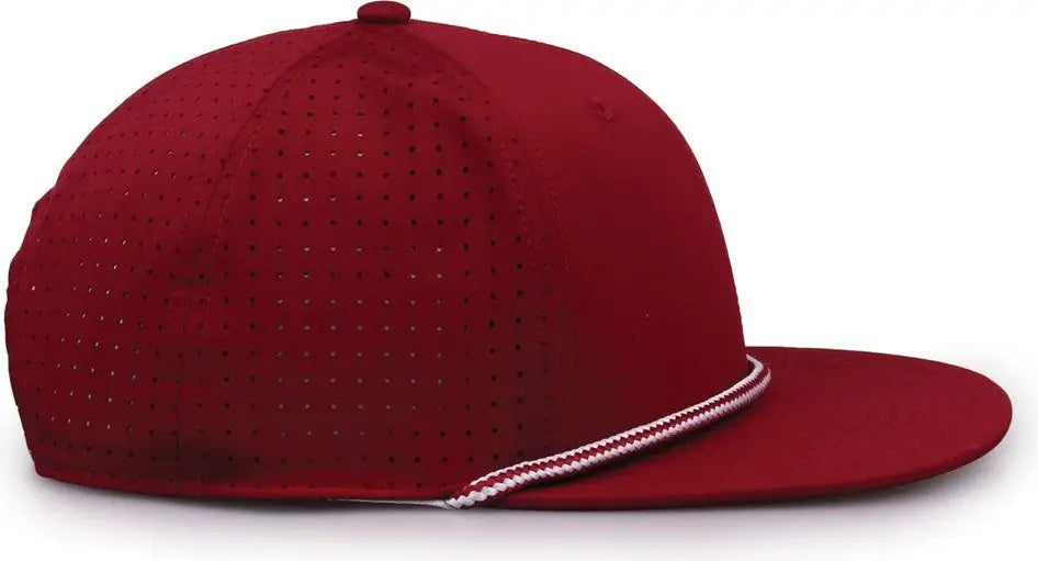 The Game GB519 Perforated GameChanger with Rope Cap - Cardinal - Cardinal / OSFM