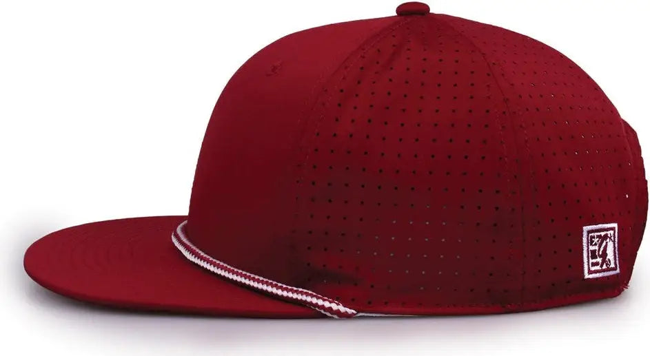 The Game GB519 Perforated GameChanger with Rope Cap - Cardinal - Cardinal / OSFM