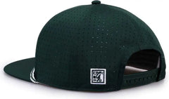 The Game GB519 Perforated GameChanger with Rope Cap Dark Green Forest / OSFM
