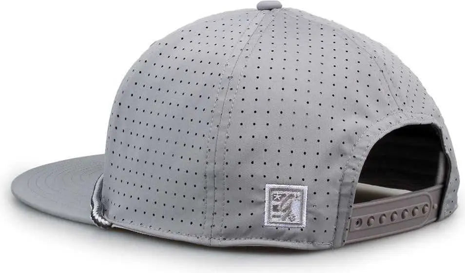 The Game GB519 Perforated GameChanger with Rope Cap - Gray - Gray / OSFM