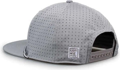 The Game GB519 Perforated GameChanger with Rope Cap Gray Gray / OSFM