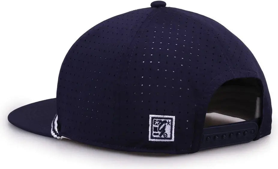 The Game GB519 Perforated GameChanger with Rope Cap - Navy - Navy / OSFM