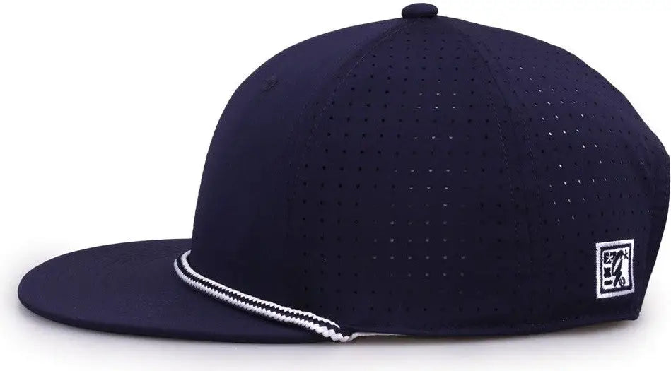 The Game GB519 Perforated GameChanger with Rope Cap - Navy - Navy / OSFM