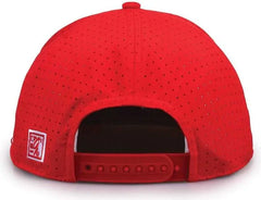 The Game GB519 Perforated GameChanger with Rope Cap - Red - Red / OSFM