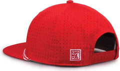 The Game GB519 Perforated GameChanger with Rope Cap - Red - Red / OSFM