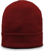 The Game GB521 Fine Guage Roll Up Cuffed Beanie Cardinal Cardinal / OSFM