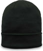 The Game GB521 Fine Guage Roll Up Cuffed Beanie Dark Green Forest / OSFM