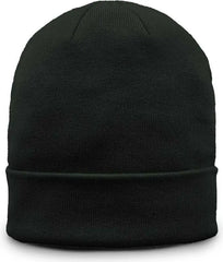 The Game GB521 Fine Guage Roll Up Cuffed Beanie Dark Green Forest / OSFM