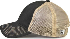 The Game GB880 Soft Trucker Cap - Black Khaki - Black Sand / One Size Fits Morst