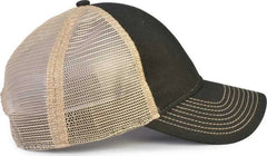 The Game GB880 Soft Trucker Cap - Black Khaki - Black Sand / One Size Fits Morst