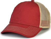 The Game GB880 Soft Trucker Cap - Cardinal - Cardinal Sand / One Size Fits Most