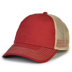 The Game GB880 Soft Trucker Cap - Cardinal - Cardinal Sand / One Size Fits Most