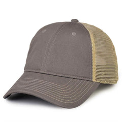 The Game GB880 Soft Trucker Cap - Charcoal - Dark Gray Sand / One Size Fits Most